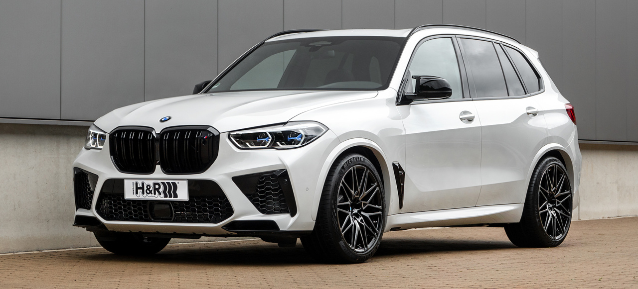 BMW XM Tuning: Tieferlegung und Spurverbreiterung von H&R