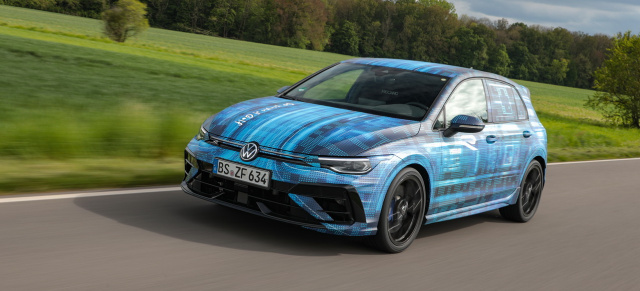Testfahrt im getarnten Prototyp: Der nächste Golf R (2024) - schon gefahren