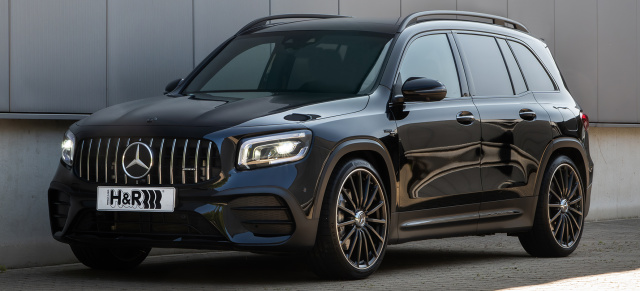 SUV Performance pur: H&R Tieferlegungsfedern für den Mercedes Benz GLB 35 AMG (ab 2023)