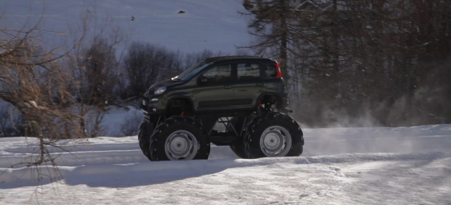 Monster-Panda auf XXL-Felgen: Krasses Tuning für den 4x4 Panda