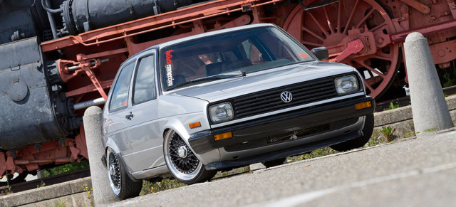 Kann denn Restgewinde Sünde sein? Unverschämt tiefer Golf 2 VR6 Turbo: Tuning à la Balkan Connection 