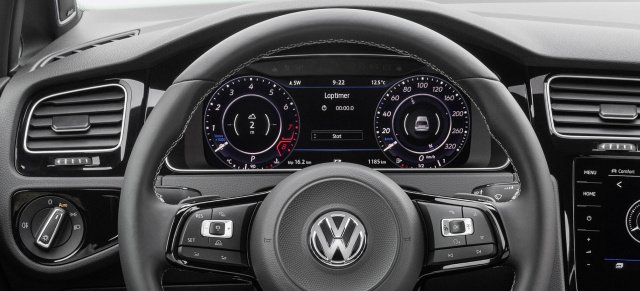 Tacho-Video zum 310 PS starken Golf : Hier sprintet das VW Golf R Facelift von 0 auf 200 km/h 