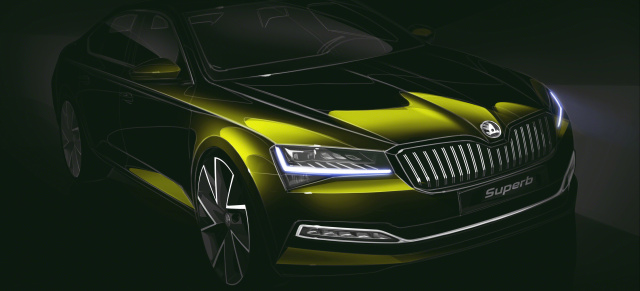 Frischer Look für den Superb: So sieht das Skoda Superb Facelift aus