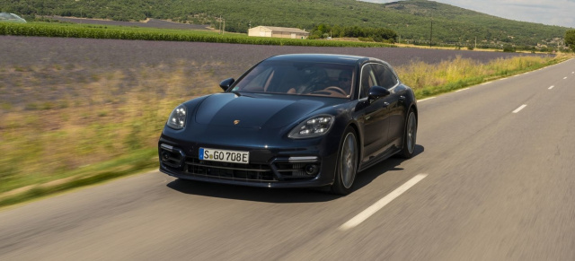 Gefahren: Porsche Panamera 4S E-Hybrid Sport Turismo (2022): Modellpflege im Fahrbericht - Porsche peppt den Panamera