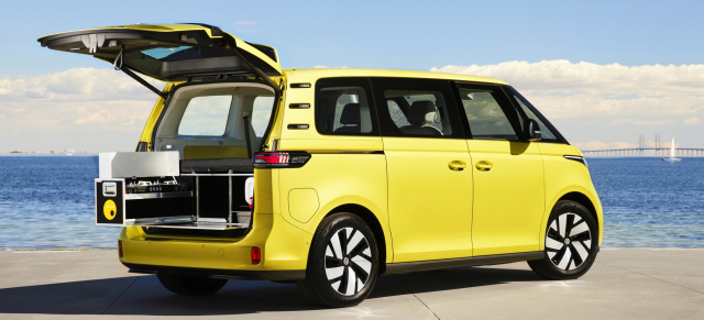 Ququq Campingmodul für den Elektro-Bulli: VW ID. Buzz California LIGHT