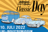 1. Hoffmann Speedster Classic Day 2022, 10. Juli, Hattingen: Werbemittel für den Hoffmann Speedster Classic Day in Hattingen