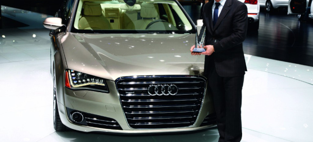 Der neue Audi A8 gewinnt EyesOn Design Award 2010: 