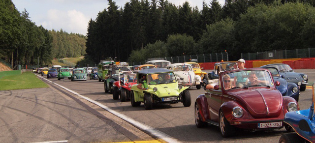 Der Aircooled-Event des Jahres -  22. Le Bug Show 2014, Belgien : Tausende von Fans feierten am Circuit Spa-Francorchamps.