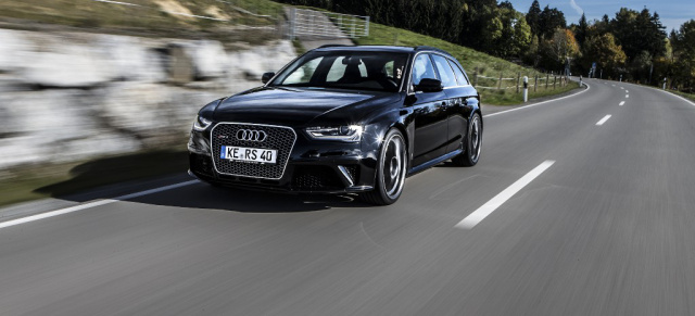 Mehr Topspeed für den neuen Audi RS4: ABT Sportsline lässt dem RS4 freien Lauf