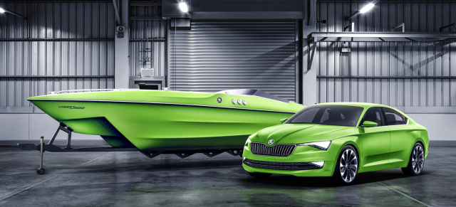 Skoda-Aprilscherz: „VisionSea“ Motoryacht von Skoda 