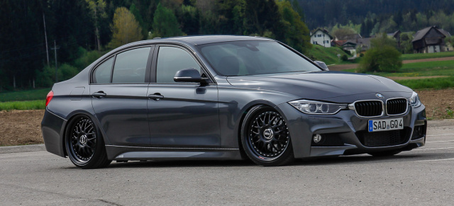 BMW 330d mit BBS-Felgen und Gewindefahrwerk flachgelegt: Pauls flotter Dreier