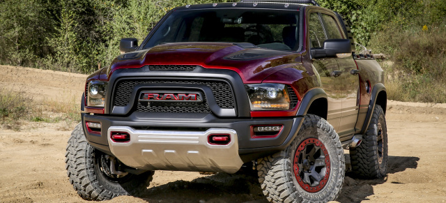 RAM Pickup mit Hellcat Motor kommt: HEMI V8 mit 575 PS: Konkurrenz für den Ford Raptor!