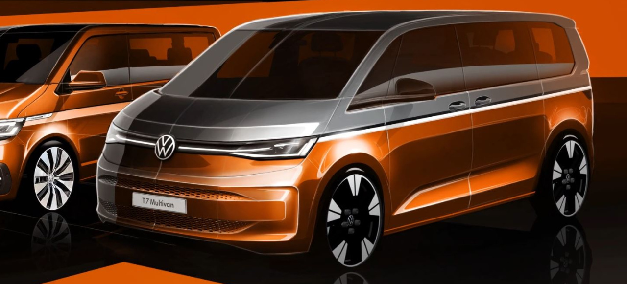 Der neue VW T7 Multivan (2022): Weitere Details zum VW T7-Design  veröffentlicht - News - VAU-MAX - Das kostenlose Performance-Magazin