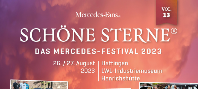 SAVE THE DATE: 13. SCHÖNE STERNE® - der Termin für das Mercedes-Festival in 2023