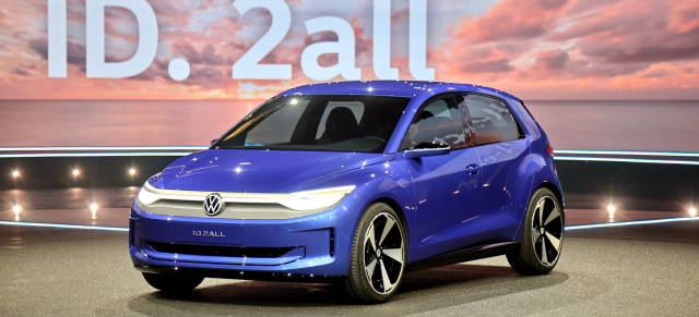 Preiswerter 25.000 € E-Volkswagen kommt eher: VW ID.2 soll schon Ende 2024 vorgestellt werden