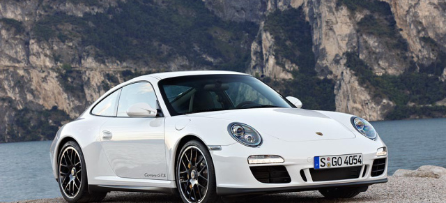 2011er Porsche Carrera GTS  stärker, schneller, breiter + Video: Porsche stellt neues Top-Modell der Carrera-Baureihe vor: Weltpremiere auf dem Pariser Automobilsalon