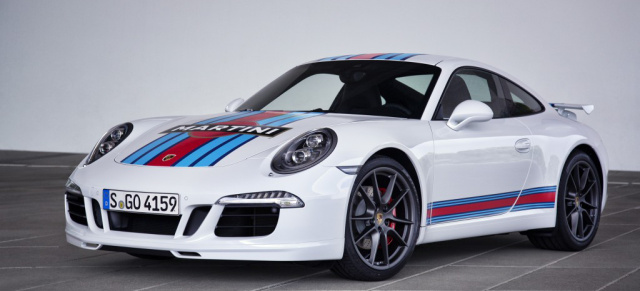 Porsche legt 911 im Martini-Racing-Design auf: 911er im Design der 70er Jahre, jedoch nicht in Deutschland 