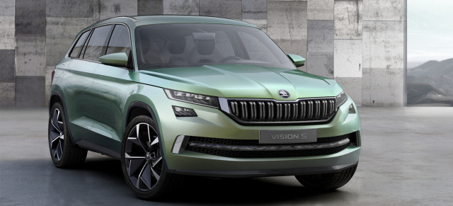  Genf-Premiere 2016: Neue Infos: Skoda gibt mit dem Vision S einen Ausblick aufs neue SUV 