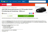MyDealz mit unschlagbarem RS6-Leasingangebot : Audi RS6 fahren zum Golf Preis