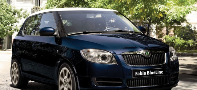 Auf 500 limitiert: Skoda Fabia Blueline: Skoda England baut ein auf 500 Exemplare limitiertes Sondermodell