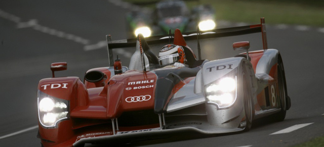 Audi siegt 2010 erneut in Le Mans : Alle drei Audi R15 TDI auf den ersten drei Plätzen 