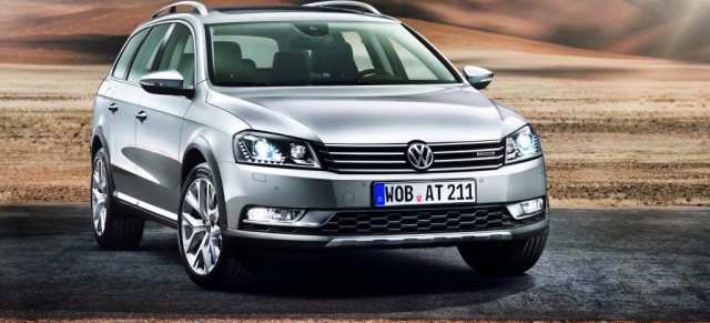 Der neue Passat Alltrack: Mehr Spaß im Gelände, das erste Cross-Modell mit Allradantrieb ist da.