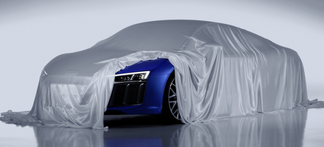 Premiere auf dem Genfer Automobilsalon 2015: Vorgucker: Der neue Audi R8 bekommt Laser-Fernlicht
