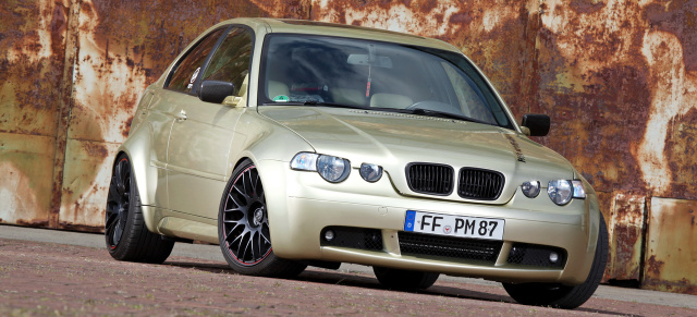 BMW E46 Compact mit Breitbau und Power!: Zwangsbeatmeter Power-Dreier!