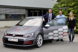 Der Projekt-Golf “Heartbeat“ nimmt den Alltagsbetrieb auf: Ein GTI-Showcar wird zum Dienstwagen