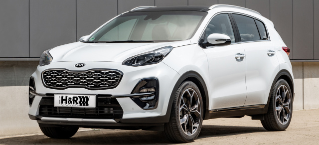 SUV Fitnesskurs: H&R Sportfedern für den Kia Sportage