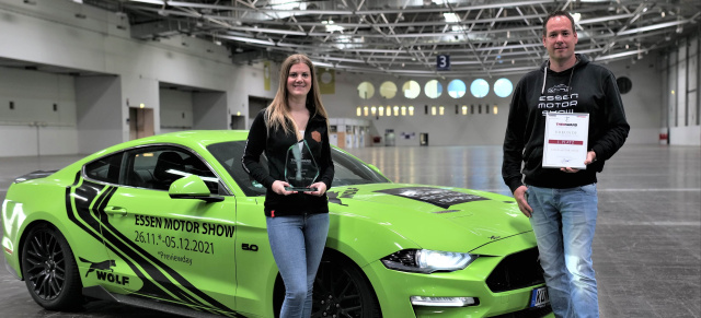 Herzlichen Glückwunsch: Essen Motor Show gewinnt zum sechsten Mal den THEO-Award