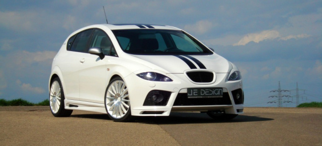 Seat Leon 1P „FR“: Weiß ist heiß!: JE Design veredelt den neuen Seat Leon 1P  „FR“ - Tuning - VAU-MAX - Das kostenlose Performance-Magazin