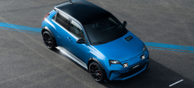 Weltpremiere: Neuer Alpine A290 GTS: Erbe des Renault 5 Turbo macht dicke Backen