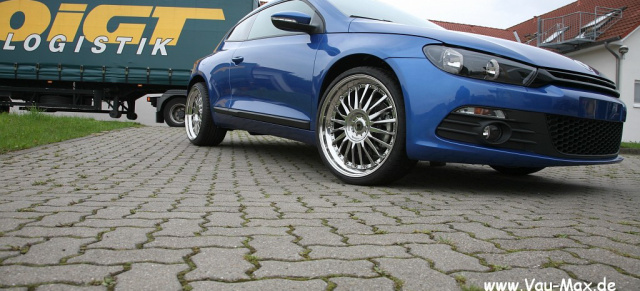 Tuning Spy Shot: Schmidt 20'' am neuen Scirocco: Vau-Max.de-Spione auf der Lauer: die ersten Tuning-Räder am neuen Scirocco!