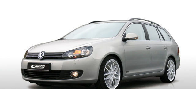 EIBACH bietet umfangreiches Fahrwerksprogramm für den neuen Golf 6 Variant an: 