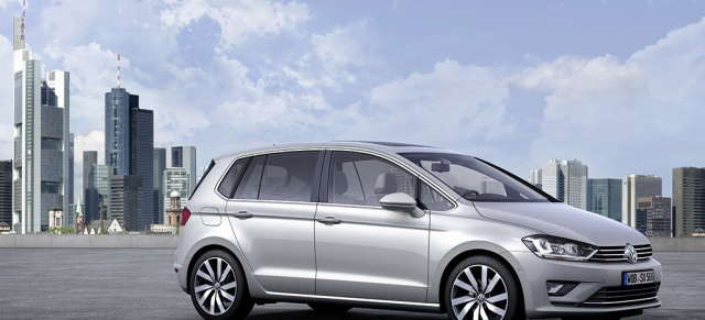Ab sofort bestellbar: Der neue Golf Sportsvan : Dynamisches Design, hochwertige Materialanmutung und ein großzügiges Raumgefühl kennzeichnen den Golf Sportsvan