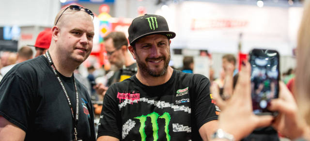 Gewinnspiel: Triff Ken Block in Las Vegas!: ST suspensions schickt Dich zur SEMA zum Dinner mit Ken Block