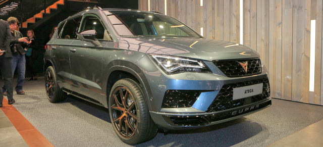 Seat zeigt sein drittes Cupra-Modell in Genf: CUPRA Ateca – Das 300 PS-SUV