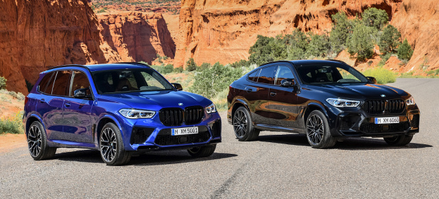 BMW X5 M (Competition) und  BMW X6 M (Competition): Zwei neue Giganten aus Bayern!