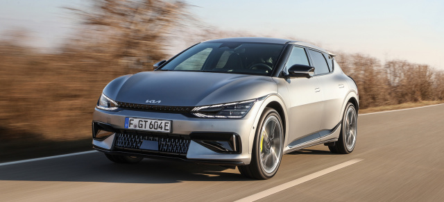 Crossover auf Sportwagen-Level: Kia EV6 GT - Top-Modell mit 585 PS und 740 Nm