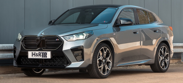 Schräghecklifestyleschick: Der neue BMW X2 M35i xDrive mit H&R Sportfedern (Typ U10 ab MJ 2024)