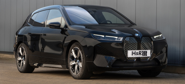 Mission possible: Der BMW iX mit H&R Tieferlegungsfedern