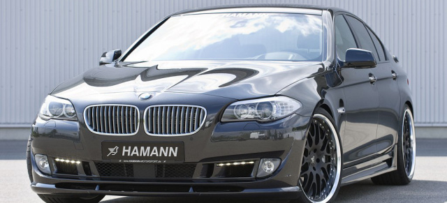 5er BMW Tuning: Tuning-Paket von Hamann: Hamann verfeinert den neuen Fünfer F10
