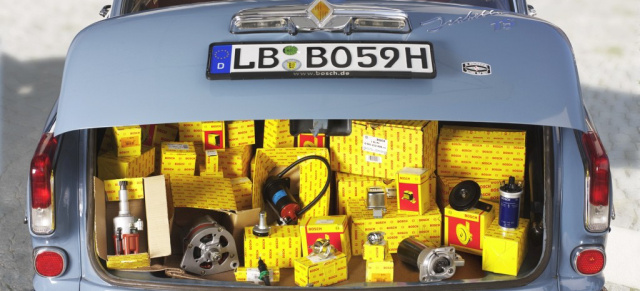 Bosch Automotive Tradition mit Onlineshop: Bosch bietet in einem Onlineshop Ersatzteile für Old- und Youngtimer an.