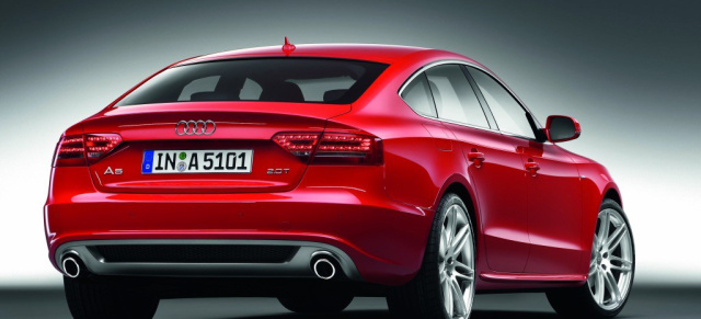 So sieht er aus: Der neue Audi A5 Sportback: Die A5-Familie hat Nachwuchs bekommen 
