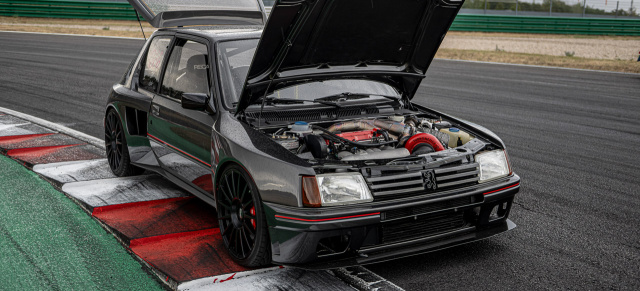 Öfter mal Pause machen mit dem Peugeot 205 GTI: Französische „Frankenstein“-Rennsemmel mit 500 PS