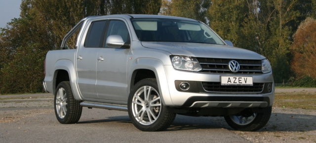 VW Amarok Felgen-Tuning: AZEV stellt den VW Pick up auf 20 Zoll