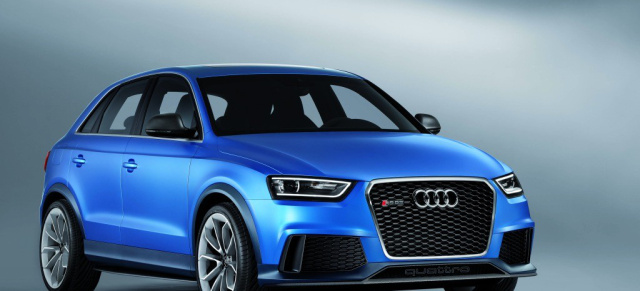 Vorgeschmack auf den Audi RS Q3: Audi zeigt Concept-Fahrzeug zum Q3 auf der Auto China 2012 in Peking