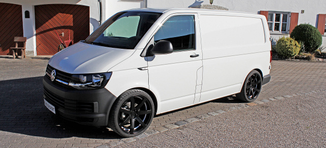 "Kühlschrank"-Tuning à la HS Motorsport: Sportlich getrimmter VW T6 2.0-TDI Transporter mit Leistungsplus