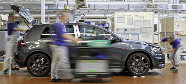 Herzlichen Glückwunsch: VW-Werk Wolfsburg für Produktion ausgezeichnet